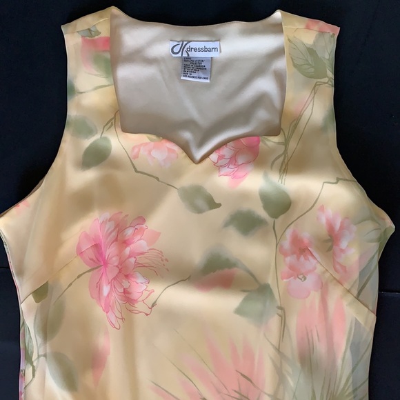 Delicate Look -Floral Maxi Lined Sleeveless Dress - Picture 2 of 9